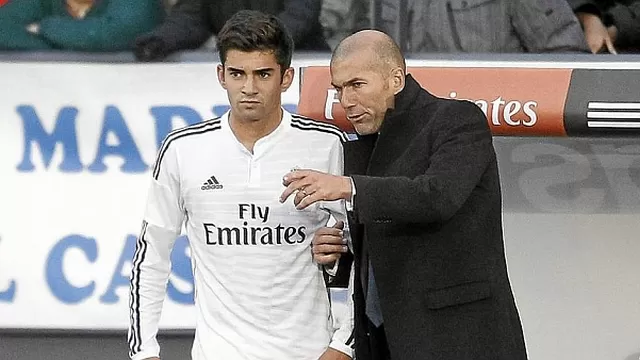 Zinedine Zidane hizo debutar a su hijo Enzo en derrota del Real Madrid