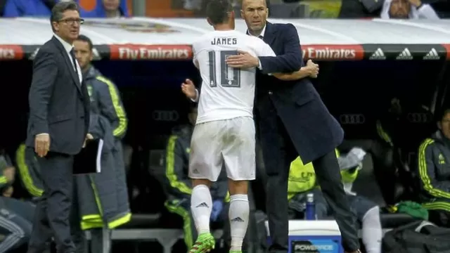 Zinedine Zidane: &quot;Parece que quiero que James Rodríguez se vaya&quot;