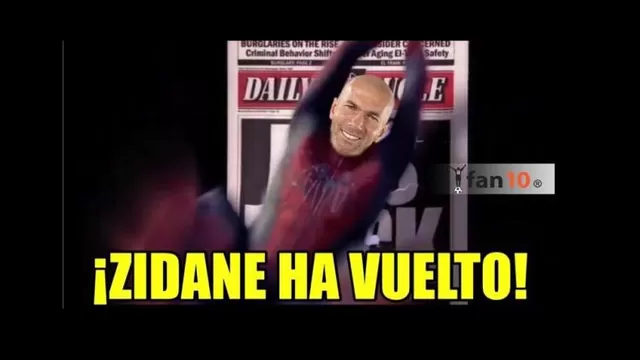 Zinedine Zidane regresó al Real Madrid y generó estos divertidos memes-foto-6