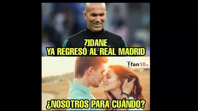 Zinedine Zidane regresó al Real Madrid y generó estos divertidos memes-foto-10