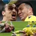 Zlatan Ibrahimovic y Gary Medel protagonizaron impactante choque de cabezas