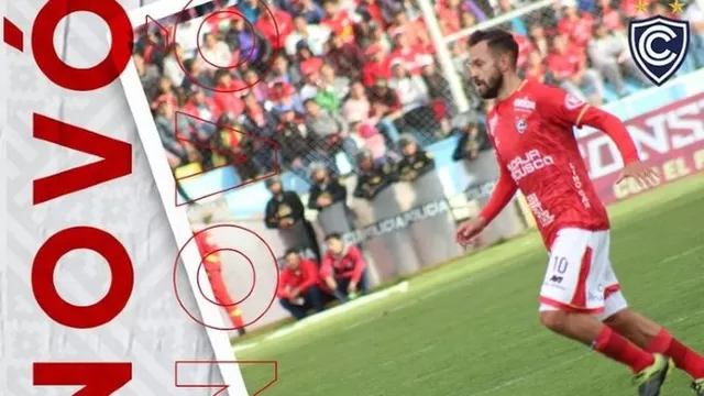 ¡El &#39;10&#39; rojo! Cienciano anunció la renovación del volante Luis García