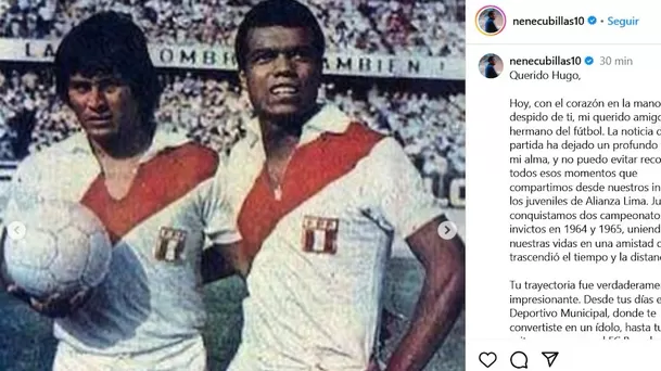 Captura de IG del &#39;Nene&#39; Cubillas