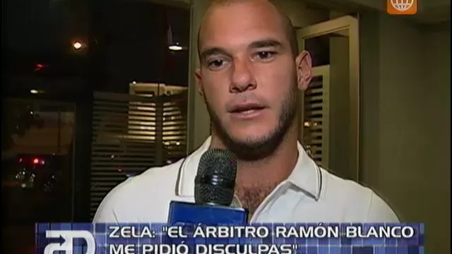 Adrián Zela: &quot;El árbitro Ramón Blanco me pidió disculpas&quot;