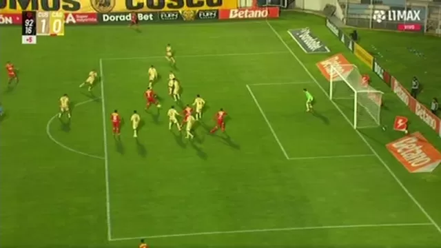 Jherson Reyes anotó al minuto 90'+2, pero estaba adelantado y Cusco FC respira. | L1 MAX