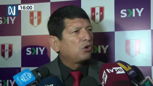 Agustín Lozano, Presidente de la FPF. | Video: Canal N.