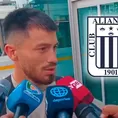 Alan Cantero tras fichar por Alianza Lima: &quot;Estoy muy ilusionado&quot;