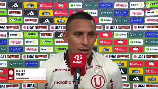 Alex Valera reveló sus sensaciones tras marcar en triunfo de Universitario y envió un mensaje a la hinchada / L1 MAX