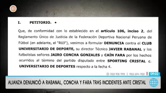 La Comisión Disciplinaria de la Liga 1 recibió una denuncia de Alianza tras lo sucedido en el Gallardo. | AD