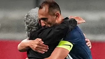 Alianza: Gorosito reveló el motivo del abrazo con Hernán Barcos
