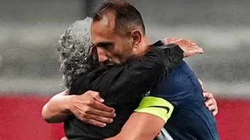 Alianza: Gorosito reveló el motivo del abrazo con Hernán Barcos