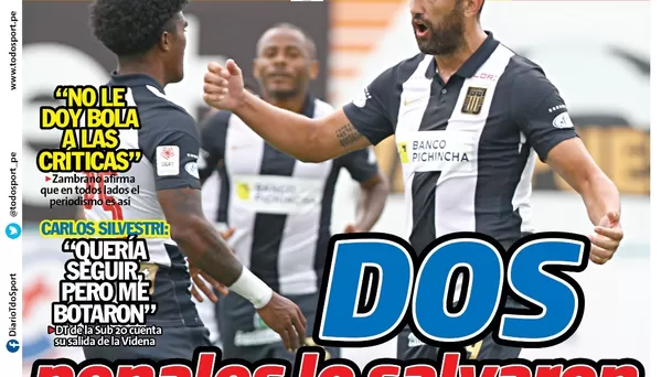 Alianza Lima acaparó portadas en diarios deportivos tras debutar en la Liga 1 - 2021