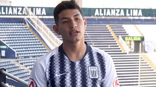 Dylan Caro, futbolista de 21 años. | Foto: Captura de YouTube Alianza Lima