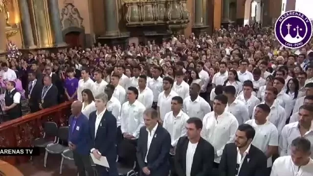 Alianza continúa con la tradición que une fe y fútbol en la Iglesia que alberga la imagen del 'Cristo Moreno'. | N Deportes