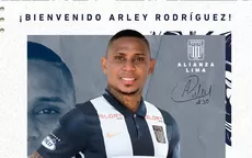 Alianza Lima anunció el fichaje del delantero Arley Rodríguez - Noticias de arley-rodriguez