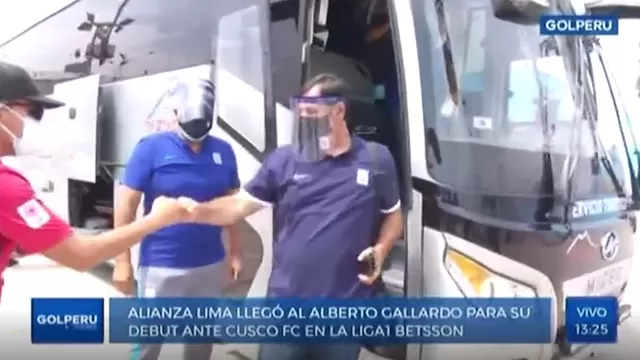 Alianza Lima: Así fue su llegada al Estadio Alberto Gallardo para duelo ante Cusco FC
