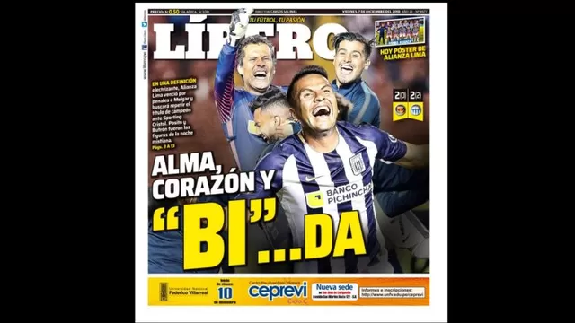 Las portadas del triunfo de Alianza Lima.-foto-3