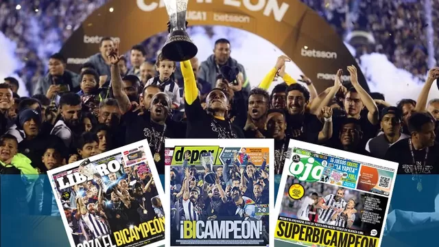 Alianza Lima bicampeón: Las portadas de los diarios tras el título blanquiazul