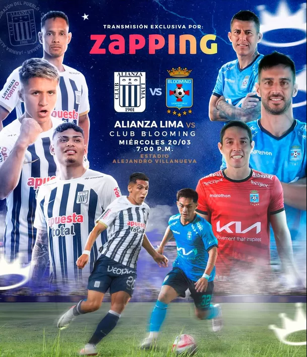 Alianza Lima vs. Blooming. | Fuente: @ClubALoficial