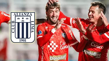 Alianza Lima buscaría fichar a Gaspar Gentile de Cienciano para el Clausura y reforzar su delantera. | Composición AD