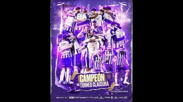 Alianza Lima campeón del Clausura 2022 (fuente: Alianza Lima)