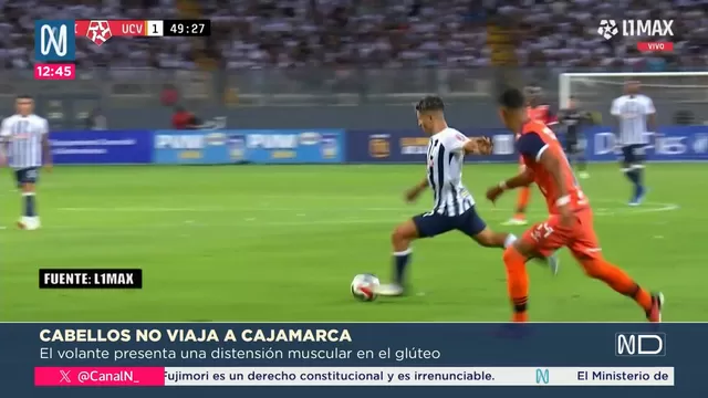 Una lesión en el glúteo deja fuera al volante de Alianza Lima ante UTC. | Foto y video: AD y N