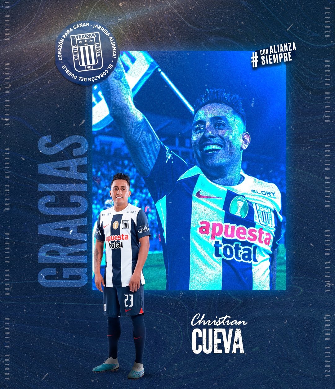 Christian Cueva no continuará en Alianza Lima. | Fuente: Alianza Lima