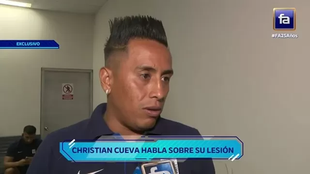 Christian Cueva se pronunció sobre su lesión tras la victoria ante Atlético Grau