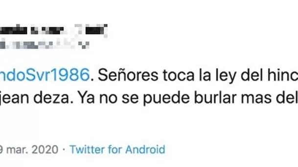 Los hinchas no están nada conformes con las actitudes de Jean Deza. Los hinchas no están nada conformes con las actitudes de Jean Deza.