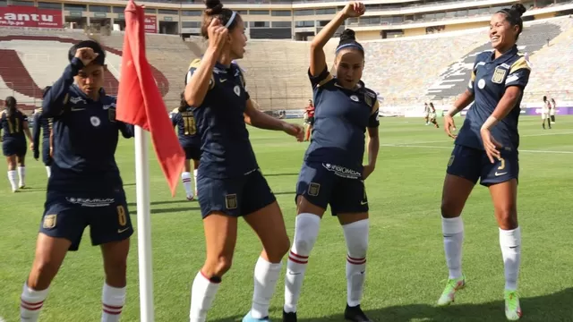 Alianza Lima derrotó 2-0 a Universitario en el Monumental por el clásico femenino