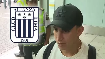 Fernando Gaibor tras llegar al Perú: "Alianza Lima es un grande"