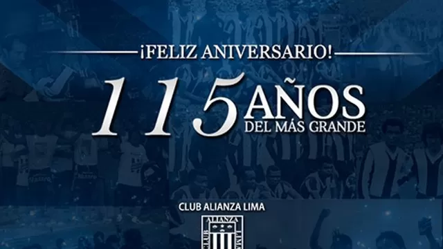Alianza Lima festeja sus 115 años y así lo viven sus hinchas en redes