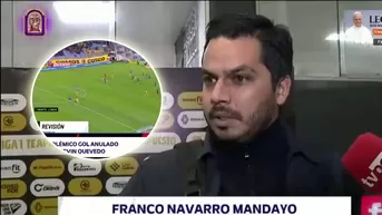 Franco Navarro duro contra el VAR tras triunfo de Alianza Lima: "No sé para qué sirve"