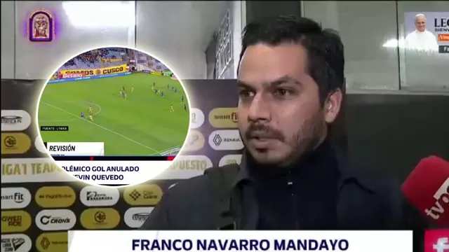 Franco Navarro envió duro mensaje contra el VAR luego de la victoria de Alianza Lima vs Cusco por Liga 1 / Fuente: Fútbol en América