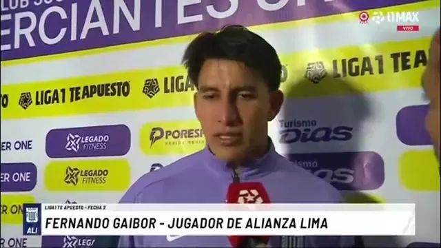 Fernando Gaibor fue titular en el empate de Alianza Lima ante Comerciantes Unidos en Cutervo. (Video: L1MAX)