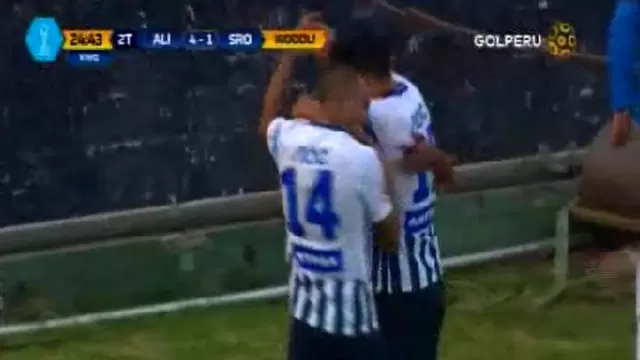 Alianza Lima: gran control de pecho de Lionard Pajoy para poner el 4-1