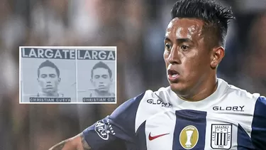 Aparecen afiches contra Christian Cueva. | Foto: Liga 1-X