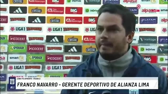 Franco Navarro se refirió duramente al trabajo del árbitro de Alianza Lima vs. Comerciantes Unidos. (Video: L1MAX)