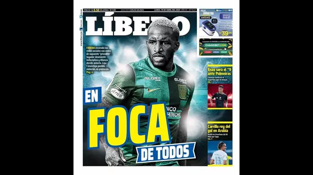 Jefferson Farfán acaparó portadas en la prensa deportiva.