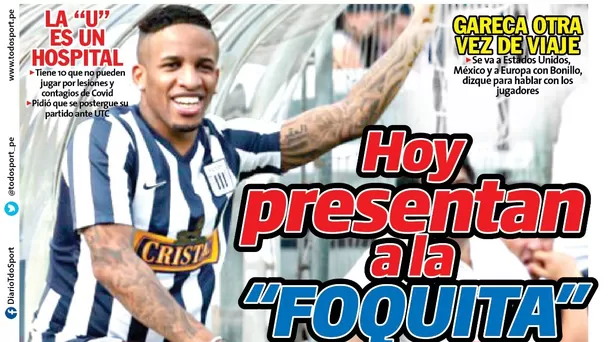 Jefferson Farfán regresa a Alianza Lima tras 17 años.