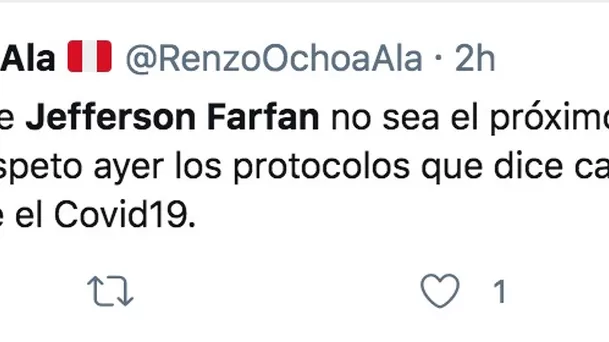 Jefferson Farfán fue tema de discusión en redes sociales.