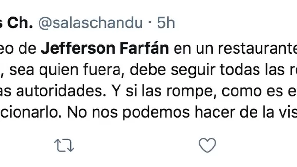 Jefferson Farfán fue tema de discusión en redes sociales.