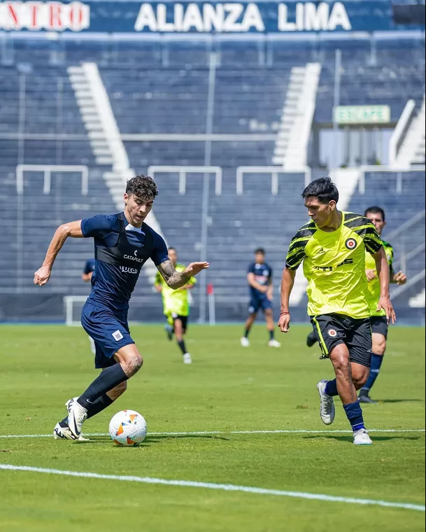 Alianza Lima enfrentó a Coopsol en amistoso. | Foto: @ClubALoficial