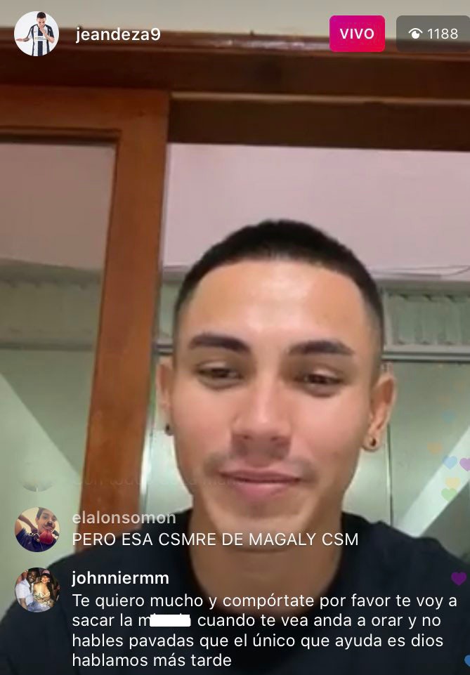 Johnnier Montaño se pronunció en una transmisión de Jean Deza en Instagram.