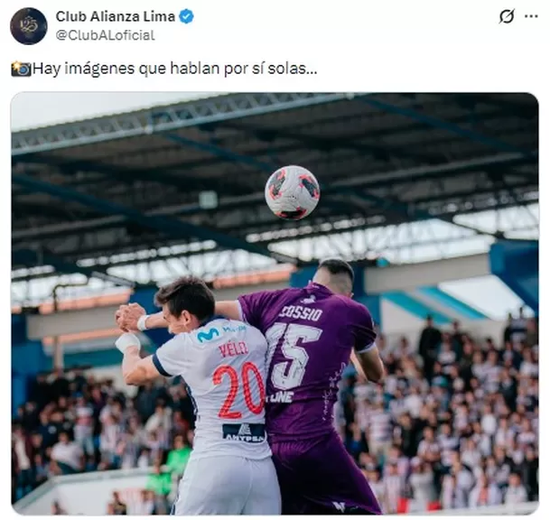 Fuente: X de Alianza Lima