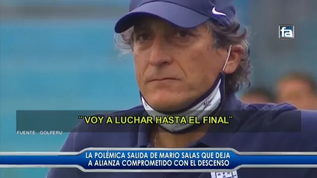 Mario Salas no es más el DT de Alianza Lima. | Video: Fútbol en América