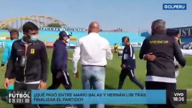 El DT de Alianza Lima termino ofuscado tras el resultado ante el Delfín. | Video: GOL Perú