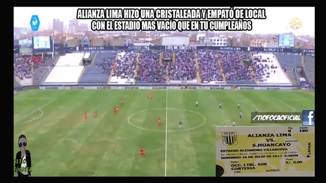 Alianza Lima: memes tras el empate 3-3 con Sport Huancayo en Matute-foto-5