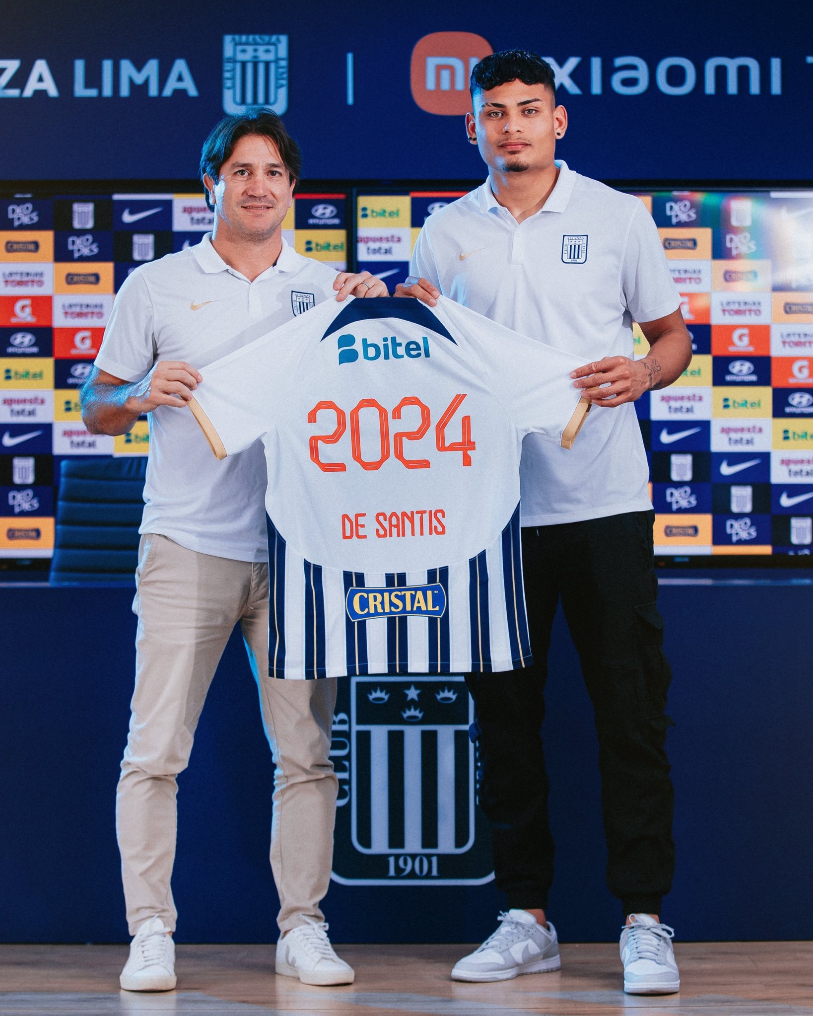  Jeriel De Santis jugará en Alianza Lima en 2024. | @ClubALoficial