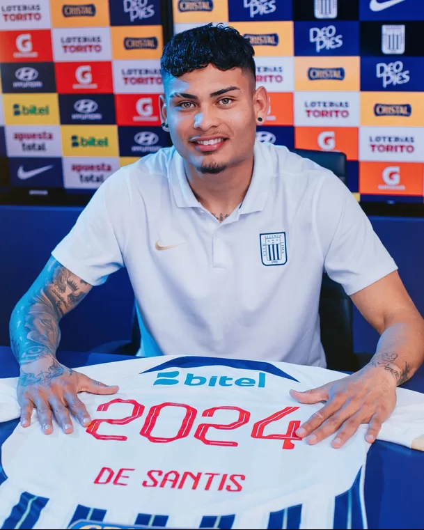  Jeriel De Santis es nuevo jugador de Alianza Lima. | Fuente: @ClubALoficial